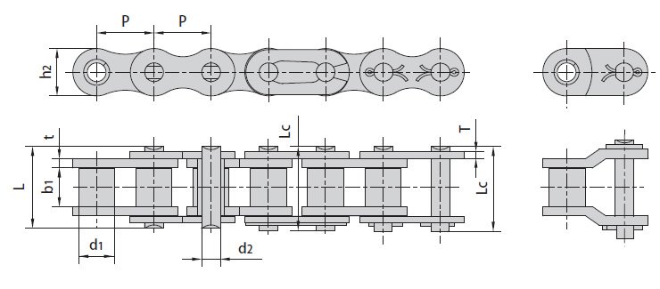04В-1 (шаг 6,00 мм) роликовая